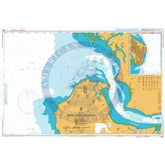 British Admiralty Nautical Chart 608: River Gambia Entrance